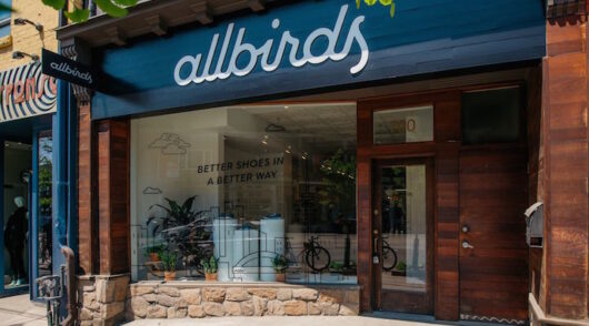 Allbirds storefront