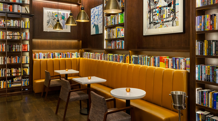Bibliotheque -- part bookstore, part bar, part cafe -- has gone viral on TikTok. Supplied