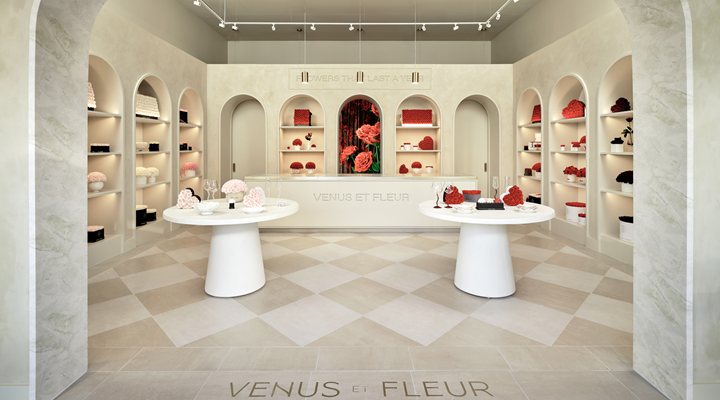 Venus et Fleur's new Texas store, designed by Ringo Studio. Supplied