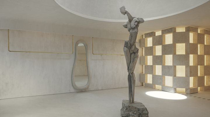 A sculpture in Cult Gaia's Miami store. Supplied