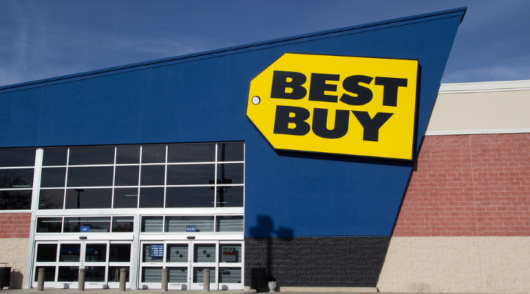 A Best Buy retail electronics store in Jacksonville. In 2013, Best Buy operated 1,056 Best Buy and 409 Best Buy Mobile stand-alone stores in the US.