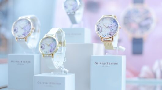 Olivia Burton London products displayed at the brand’s store inside Ion Orchard mall.