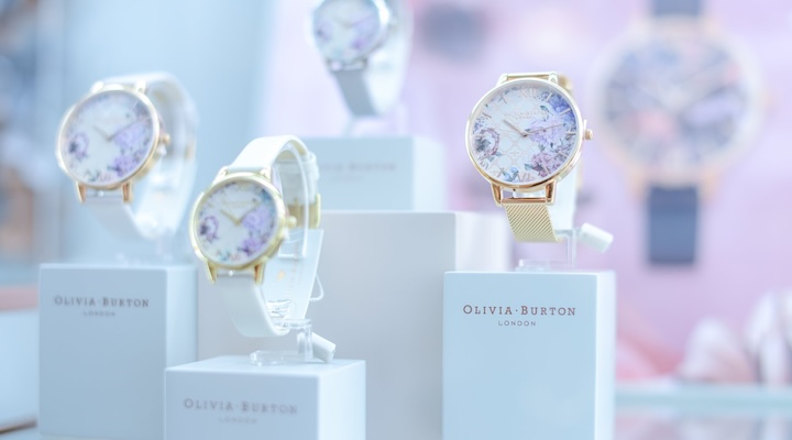 Olivia Burton London products displayed at the brand’s store inside Ion Orchard mall.