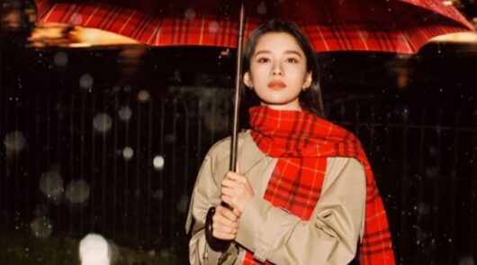 burberry model for OTW 2024 campaign