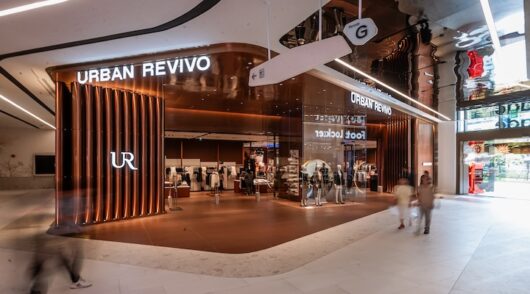 A photo of Urban Revivo’s storefront at One Bangkok in December 2024.