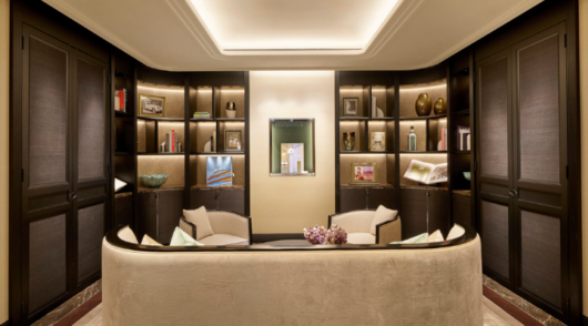 Interior of Van Cleef & Arpels botique in Madison Avenue