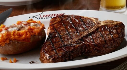 steak dish from LongHorn Steakhouse