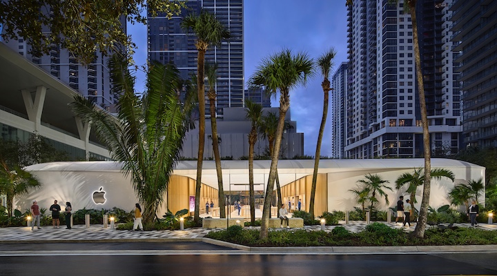 Apple Miami Worldcenter opens today, February 24.