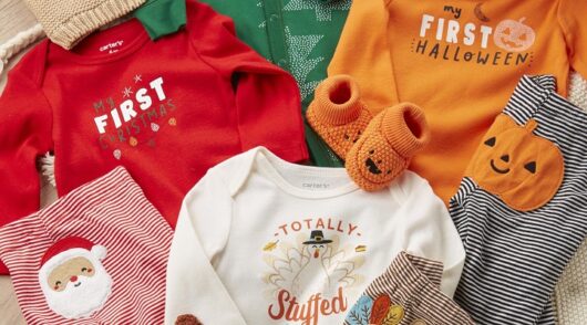 Holiday-themed children's clothing from Carter's