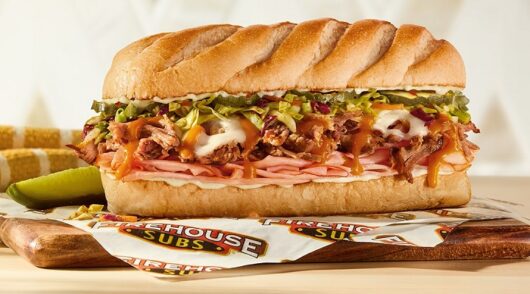 Cuban style BBQ sandwich from Firehouse Subs