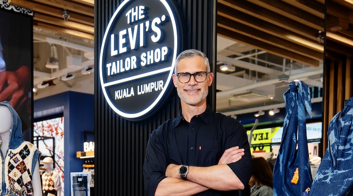 Photo of Nuholt Huisamen, managing director for East Asia Pacific at Levi Strauss & Co.
