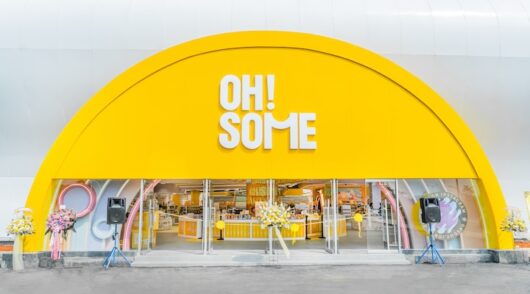 An image of the exterior of an Oh!some store.