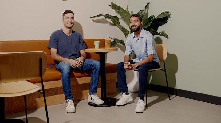 Blank Street Coffee co-founders Vinay Menda and Issam Freiha