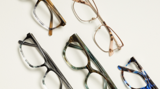 Several pairs of frames from eyewear brand The Framery