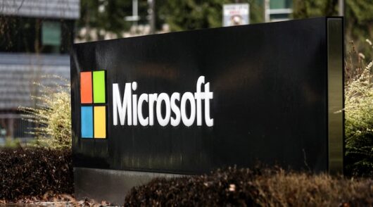 Microsoft signage