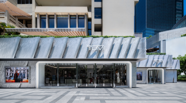 A Shanghai-exclusive, the store also features a bamboo art installation called Journey by Chinese artist Xu Fei.