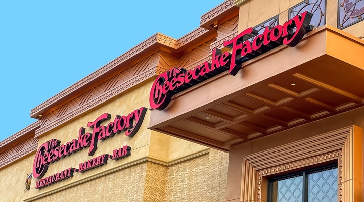 Image of Cheesecake Factory store logo.