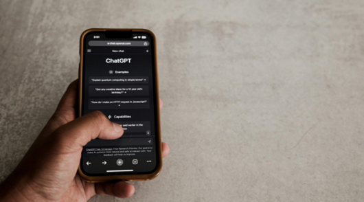 pexels image of phone chatgpt