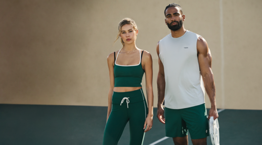 Models in Vuori performance wear