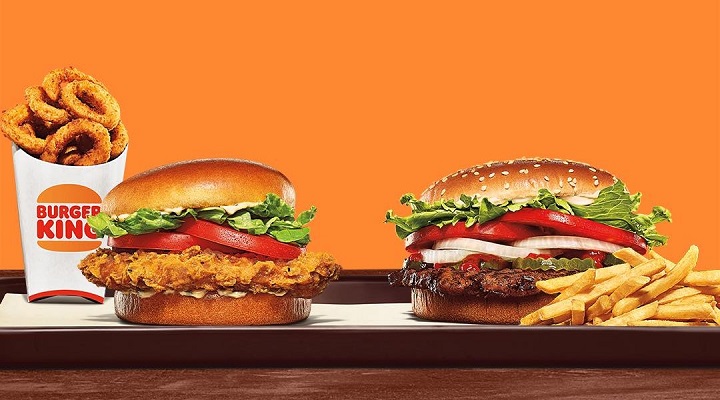 burger and fries from Burger King