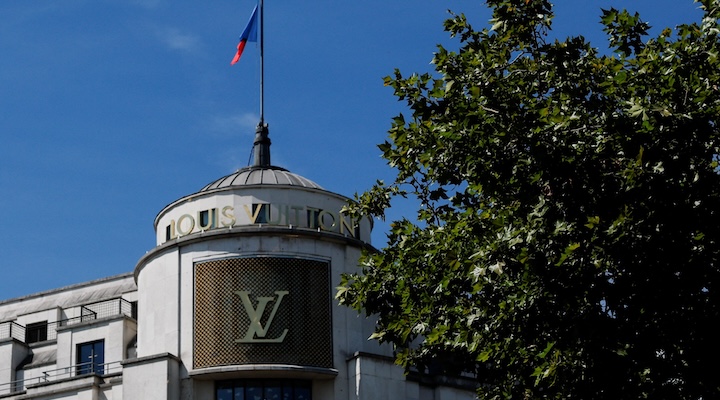 Luxury retailer Louis Vuitton logo