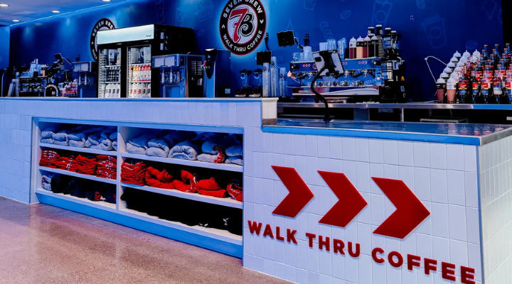 7 Brew Walk-thru cafe