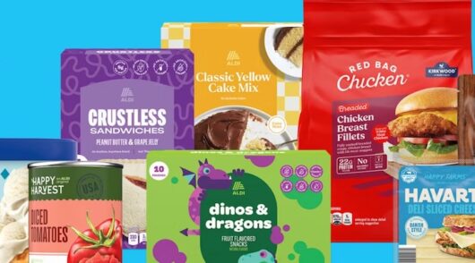 Image of Aldi products.