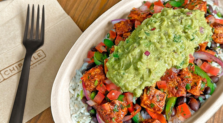 Chipotle burrito bowl