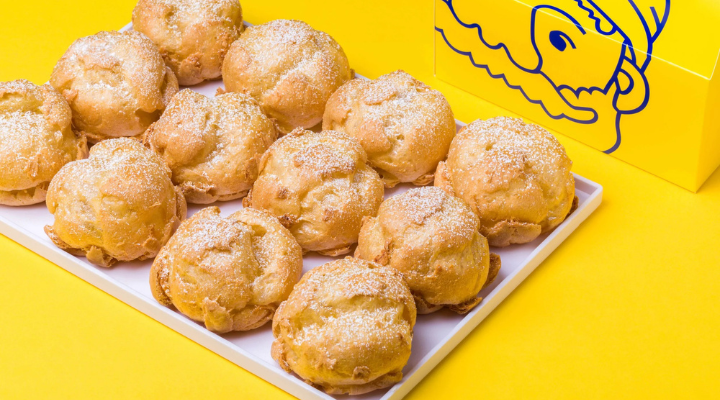 Beard Papa cream puffs
