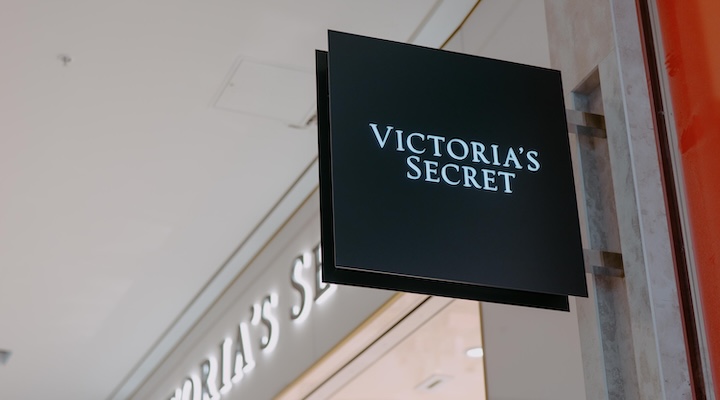 Victoria's Secret store sign.