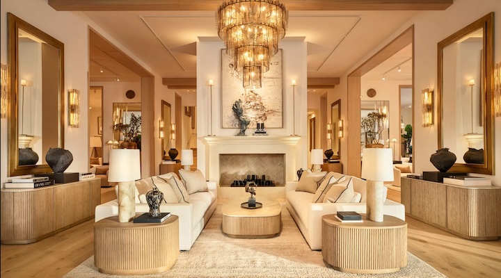 The Gallery spans 19,000sqf and houses the brand’s luxury home furnishing collections.