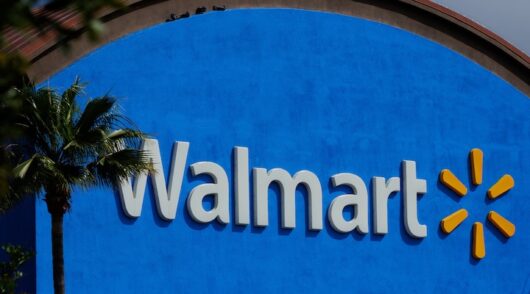 A Walmart store is shown in Oceanside, California