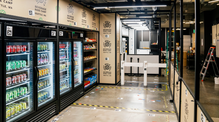 An Amazon Just Walk Out store