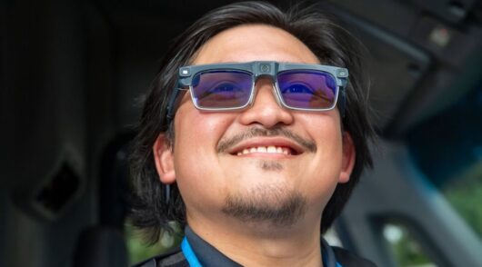 Amazon's new glasses that aim to help delivery drivers.