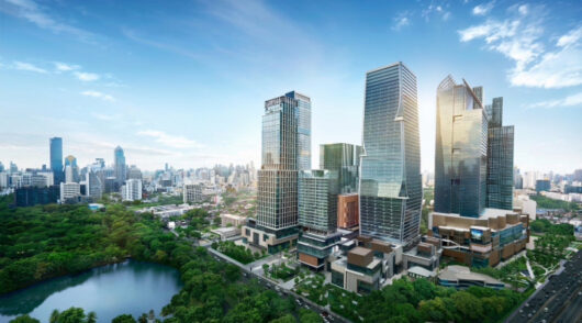 One Bangkok on Rama IV Road, south of Lumphini Park