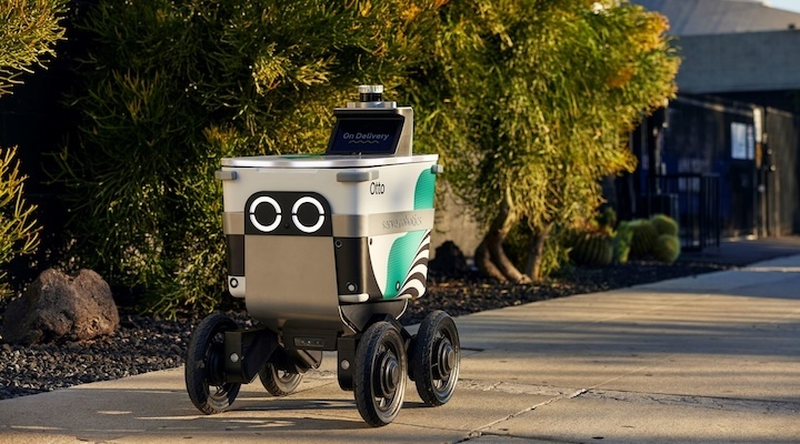 Serve Robotics food delivery robot