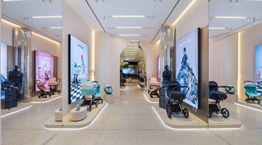 Cybex flagship store in SoHo