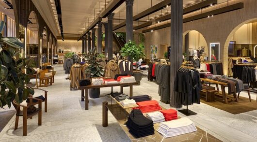 An interior shot of Aritizia’s Flatiron flagship in New York City.