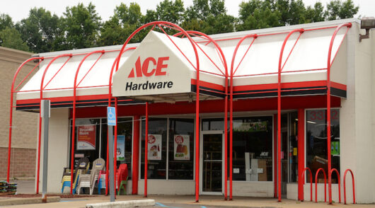 Image of Ace Hardware storefront.