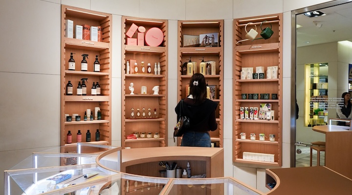 Enoia has debuted on the beauty floor of Lane Crawford IFC.