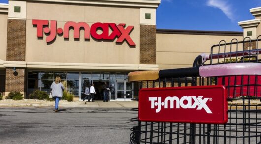 TJ Max storefront and shopping cart