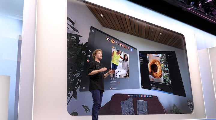 Meta CEO Mark Zuckerberg at the Meta Connect annual event