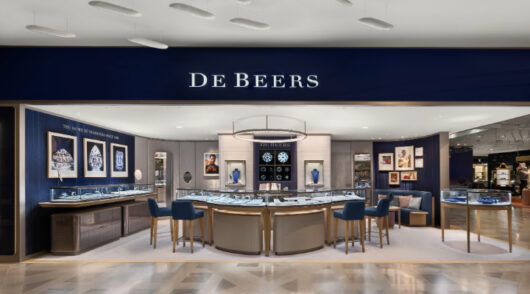 A De Beers store in Galeries Lafayette, Paris