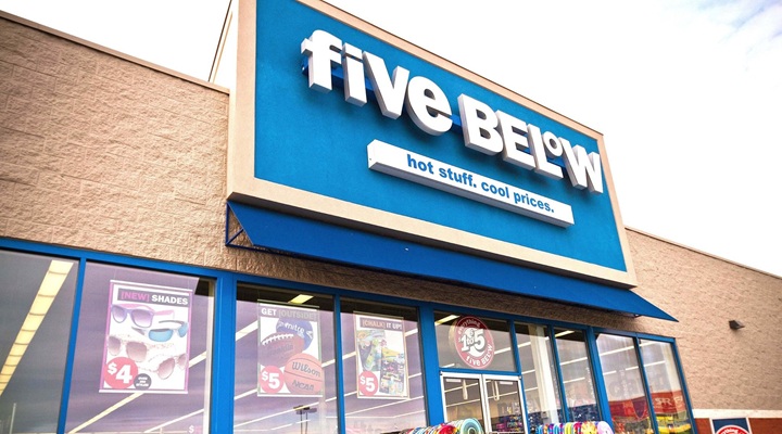 Five Below storefront