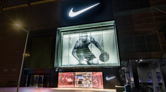 A Nike concept store in Guangzhou, Southern China.