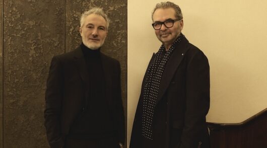 Bottega Veneta’s chief Bartolomeo “Leo” Rongone and Remo Ruffini