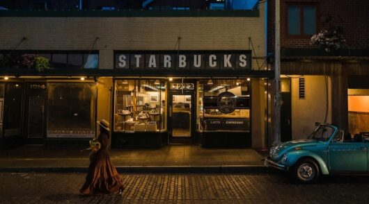 A Starbucks store