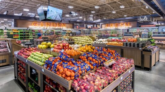 Inside Albertsons supermarket