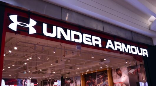 Under Armour store sign