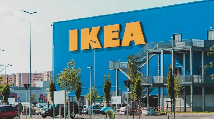 facade of the Ikea store